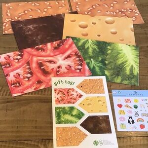 Pack of Central 23 hamburger gift wrap and tags. Made in UK-
Very unique🍔